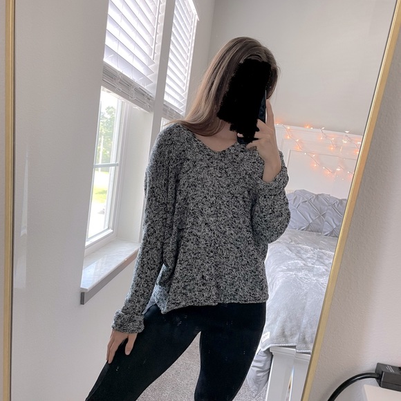 American Eagle Don’t Ask Why Sweater with hoodie - Picture 2 of 8